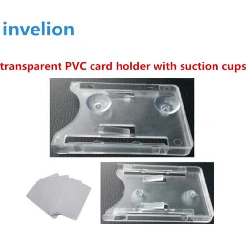 Free sample pvc card holder for parking vehicle rfid windshield card tag