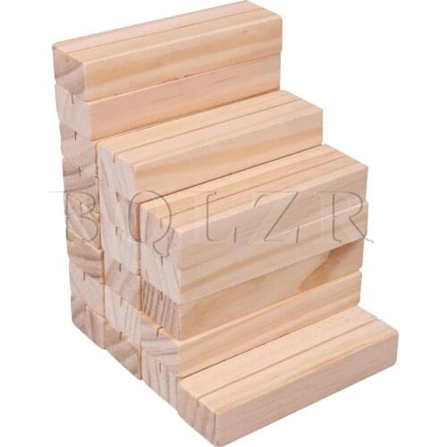 BQLZR 20 Pcs Business Card Holder for Desk Office Hotel Display 10x2.7x1.8cm