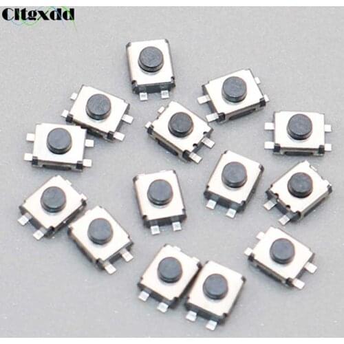 Cltgxdd 1000PCS 3*4*2mm 3*4 SMD Switch 4 Pin Touch Micro Switch Tactile Tact Push Button Switches 3x4x2mm Mini Buttons