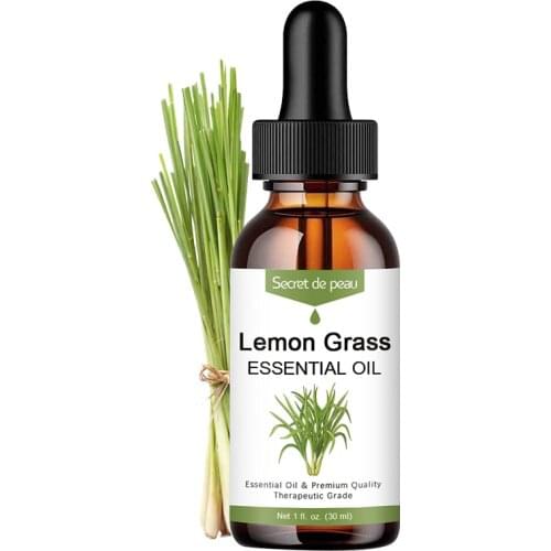 Lemon Grass Essential Oil Insect Repellent Help Digestion Smell Remover Reduce Muscle Soreness Oilskin Massage Skin Care Oil
