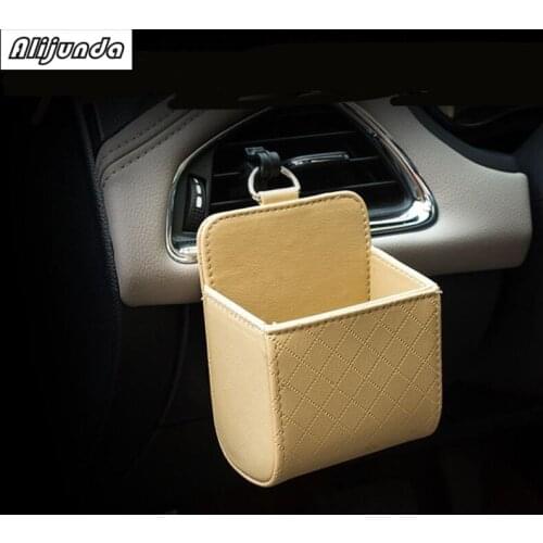Car Organizer Box Bag Air Outlet Dashboard Hanging Leather Box for BMW all series 1 2 3 4 5 6 7 X E F-series E46 E90 X1 X3 X4 X5