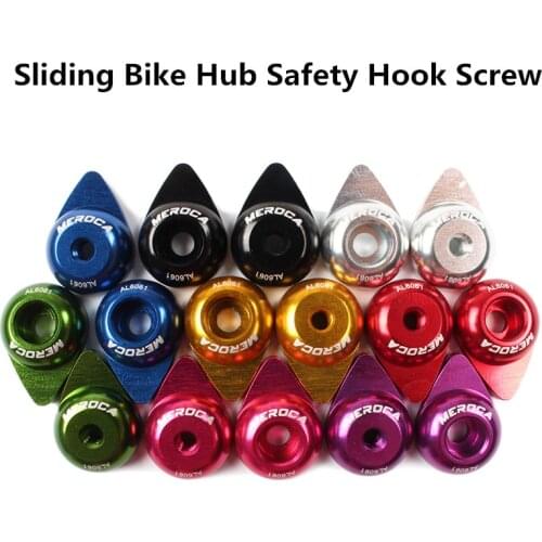 MEROCA Sliding Push Bike Water Drop Buckle Hub Safety Hook Screw Modified Children Balance S Bike Walker Slide Bicycle