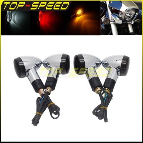 Motorcycle Integrate LED Turn Signal Light Front Running Light Tail Brake Indicator For Suzuki Boulevard M109R VZR1800 2006-2013