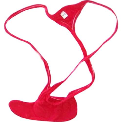 Jitu pouch thong Mens fine cotton knit cotton mens underwear thongs