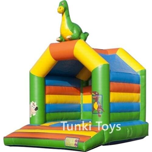 Dinosaur cartoon inflatable bouncy house