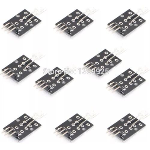 Factory Wholesale 7 colour flashing LED module automatically/7 color flash module 10pcs/lot free shipping KY-034