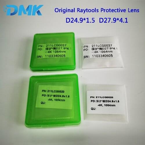 10Pieces Original Raytools Protective Windows Lens 24.9*1.5 For Cutting Head BT210S BT240S BM109 BM111 BM114 BM115