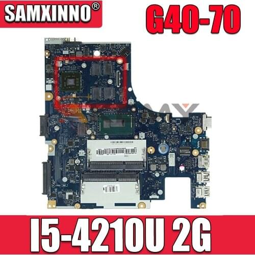 Applicable to G40-70 Notebook Motherboard I5-4210U (2G) Number NM-A271 FRU 5B20G36694