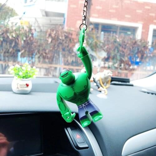 Superhero Iron Man Car Rearview Mirror Pendant Center Console Decoration Car Interior Decoration For Car Interior Accessories