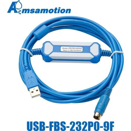 USB-FBS-232P0-9F Suitable Fatek FBS FB1Z B1 Series PLC Gold-plated Interface Programming Cable USB Version To RS232 Adapter