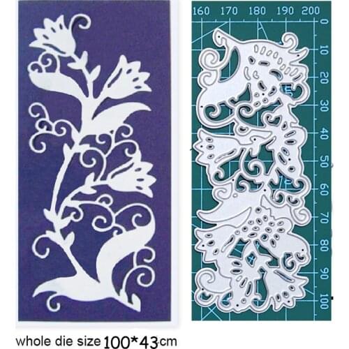 Morning Glory Flower Vine Metal Cutting Dies For Stamps Scrapbooking Stencils DIY Paper Album Card Decoration Embossing 2021 New