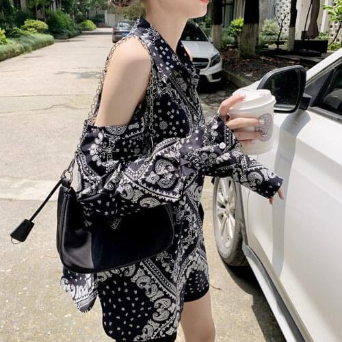 Coat Spring and Summer Long Sleeves Mid-Length Summer Shirt Womens Loose Blusas Ropa De Mujer