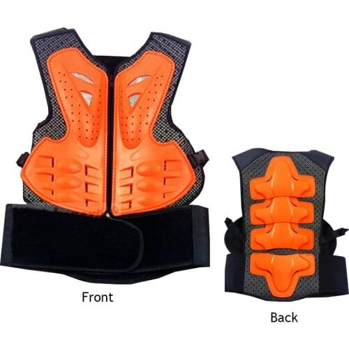 Child 4-15years Full Body Armor Motocross Bicycle BMX MTB DH Chest Back Vest Protector Knee Elbow Guard waistcoat