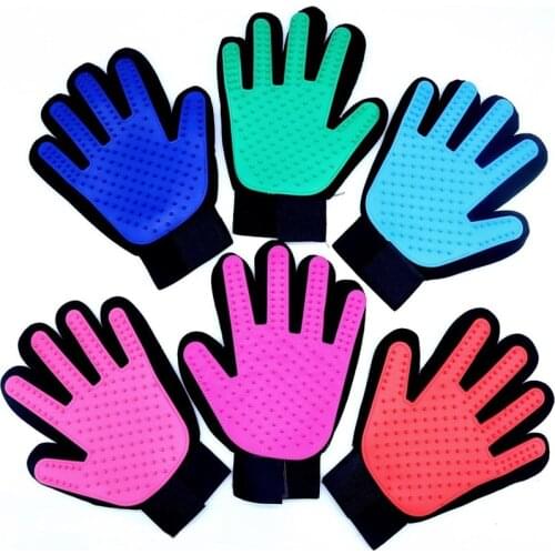 1 Piece Pet Gloves Dogs Cats Hair Brush for Pet Cleaning Massage Dogs Cats Combs Cleaner Dogs Glove Brush Pet Grooming Supplies
