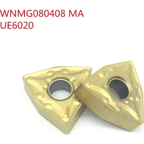 100PCS WNMG080404/08-MA UE6020 carbide Insert turning tool cnc tool Internal Turning Tool or External Turning Tool