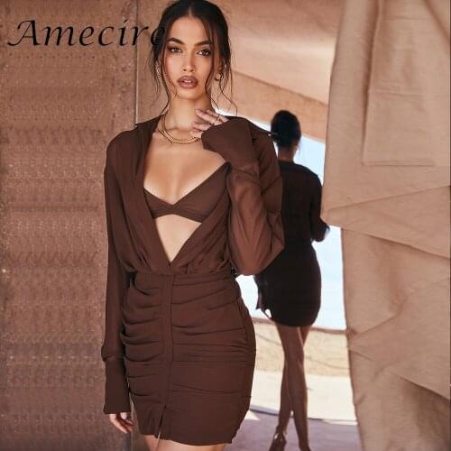 Amecire Fashionable Shirt Dresses
