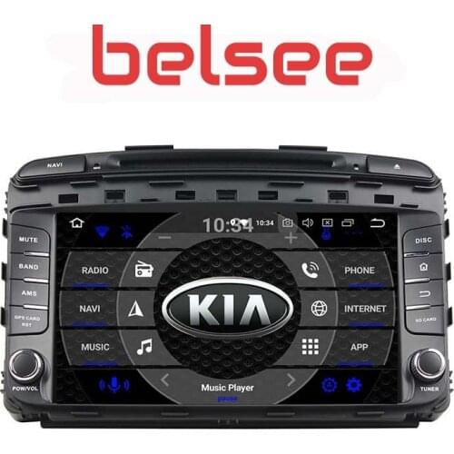 Belsee 9" Octa Core Ram 4+64G Android 9.0 Car Radio GPS Navigation DVD Player Head Unit for Kia Sorento 2015 2016 2017 2018 2019