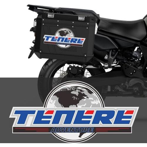 For YAMAHA 700 1200 XT 1200Z 1200XT ADVENTURE TENERE SUPER Motorcycle Sticker Tail Side Panniers Luggage Trunk Aluminium Case