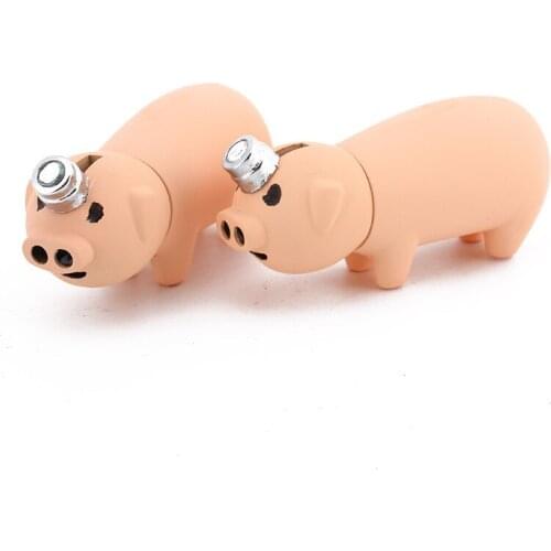Pig Double Fire Lighter Nose Nose Pig Charge Pig Lighter Smoking Accessories for Weed Cute for Girls Good Funnygift Gor Women