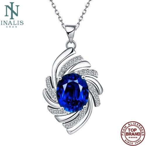 INALIS White Necklaces For Women Creative Personality Whirlpool Pendant Necklace Tin Alloy Charms Fashion Jewelry Best Selling