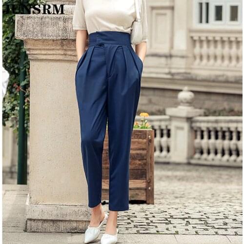 Женские брюки в клетку JUNSRM China At AliExpress