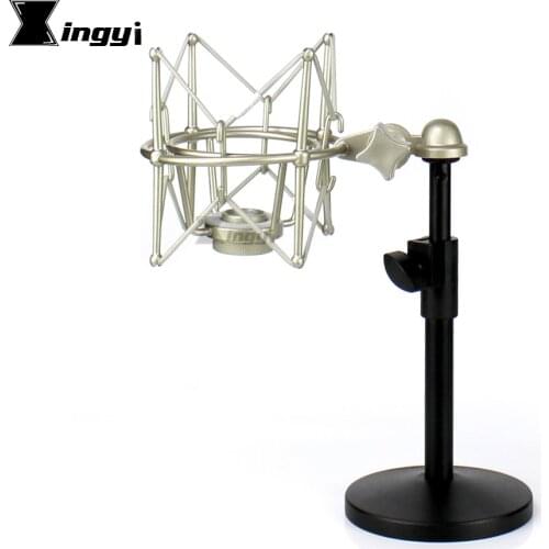 Metal Desktop Stand Microphone Spider Shock Mount Mic Holder Shockmount For Neumann Recording Studio BM800 BM700 BM 700 800 900