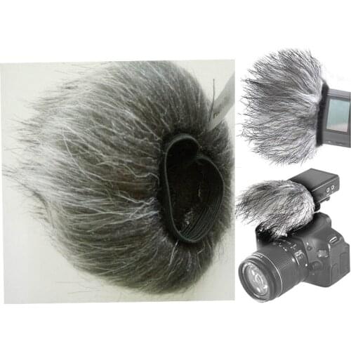 Microphone Windshield Furry Wind Cover Outdoor Windscreen Muff For TASCAM DR-05 DR-40 DR-07 Voice Recording Pen Profession HN-12