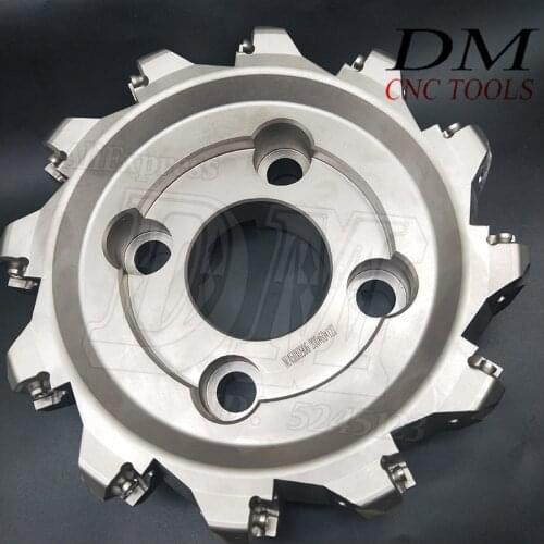 NC45HX0906 200X60X 45 degree face milling cutter with 12 flute 200mm machining diameter for HNMU0906ANSN milling insert