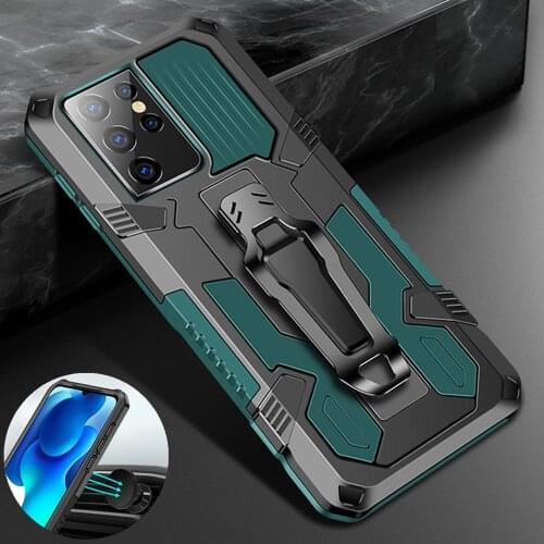 Shockproof Armor Case For Samsung Galaxy S30 Ultra S21 Plus M31 M51 A32 A52 A12 A42 A72 A51 A71 Rugged Hybrid Stand Back Cover