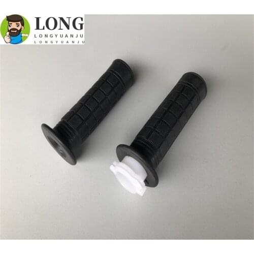 1Pair Motorcycle Rubber Handle Grips Handle Glue Throttle Handlebar For Yamaha JOG100 JOG 100cc RS100 RSZ100