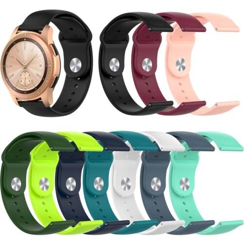 Silicone WatchBand For IMILAB KW66 / YAMAY SW022 Smart Strap Wristband bracelet For Xiaomi MiBro Air / MI Watch Color WristStrap