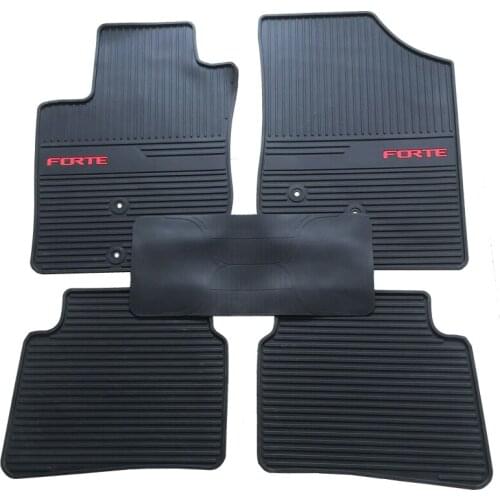 Special car latex wear thickened environmental protection floor mats for KIA FORTE rubber carpets waterproof no odor