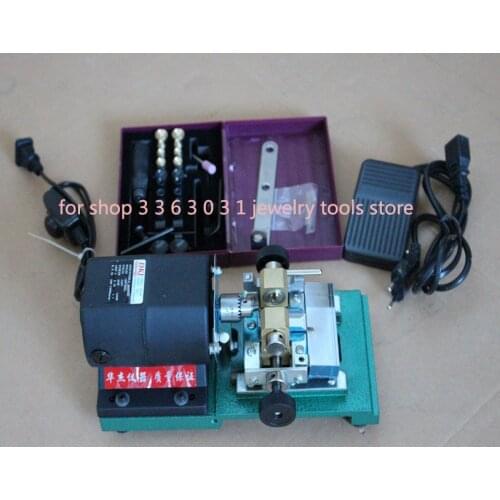 Pearl Drilling Machine Driller Drill Holder Speed Adjustable for Jewelry Pearl Gemstone Amber Coral 220V/60W