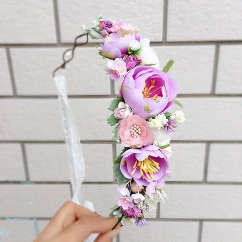 Spring Flower Floral Wreath Crown