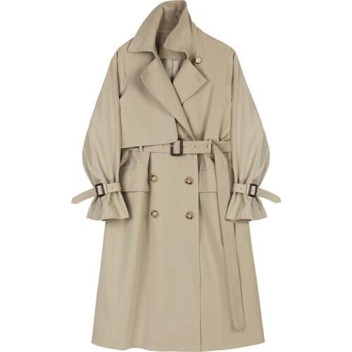 YSBFALNZ Women's Classic Trench Coats