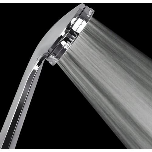 High Pressure 1pc Pressurized Nozzle Shower Head Water Saving Spray Nozzle Rainfall Chrome Bath Shower Head High Quality