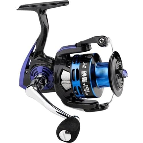 2000s-5000s Shallow Wiire Spool Spinning Reel 5.2:1 Gear Ratio 4+1 BB Rock Fishing Coil Seawater Trolling Wheel 8 KG Max Drag