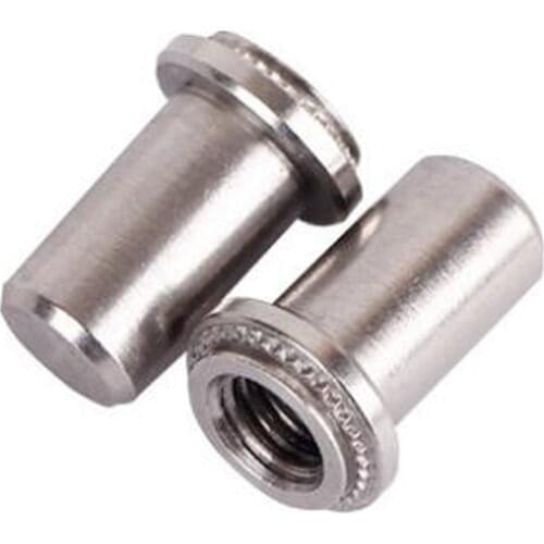 50pcs M3 M4 M5 M6 PEM Blind Pressure riveting nut Blind Self clinching nut stainless steel standoff