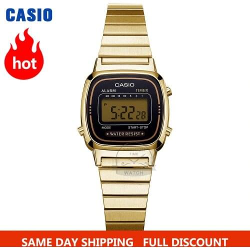 Casio watch gold women watches set brand luxury Waterproof Quartz watch women LED digital Sport ladies watch relogio feminino 68