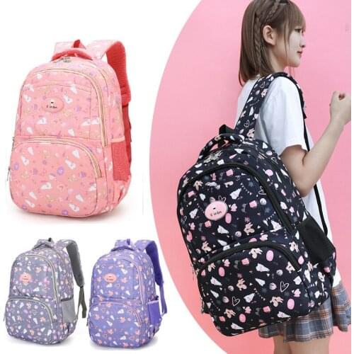 Kids Schoolbag Cute Student School Backpacks Printed Waterproof Bagpack Primary School Bags For Teenagers Girls School Bag