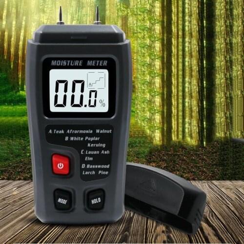 0-99.9% moisture meter moisture tester moisture content meter digital hygrometer moisture detector large liquid crystal display