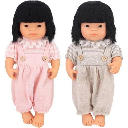 16-18 Inch Doll Clothes Wool Rompers fit 43cm Newborn Baby Zapf Doll, Nenuco Dolls Clothing, American Dolls Accessories Jumpsuit