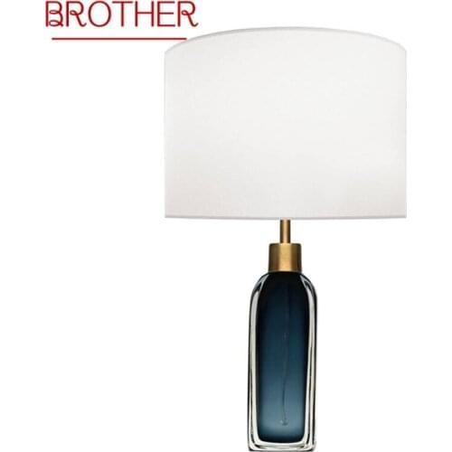 BROTHER Table Lamp Contemporary LED Creative Decorative Desk Lighting for Home Bedside