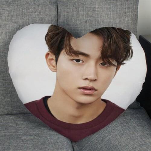 Nam Joo Hyuk Pillow Slips Heart Shape Pillow Covers Bedding Comfortable Cushion/Good For Sofa/Home/Car High Quality Pillow Ca