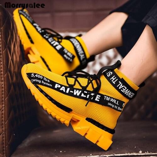 2021 New Design Blade Sole Sport Shoes Breathable Mesh Running Shoes for Men Damping Cushioning Athletic Jogging Sneakers