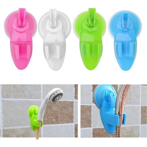 Bathroom Sprinkler Holder Punch Free Strong Sucker Type Adjustable Mounting Nozzles Shower Head Base Stand Shower Head Bracket