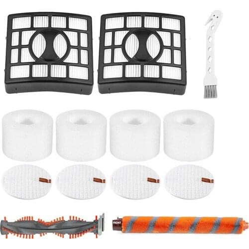 Roll Brush And Foam & Felt & HEPA Filter Replacement For Shark NV800 Handheld Vacuum Cleaner Replacement Parts