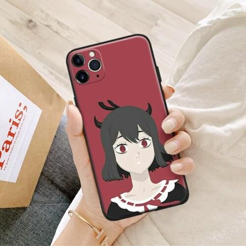 Black clover nero cute soft silicone for iPhone Se 6 6s 7 8 Plus X XR XS 11 12 Mini Pro Max glass TPU phone case cover shell