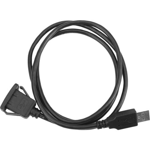 Car Dash board Flush Mount USB Male to Female Socket Extension Panel Cable 1M