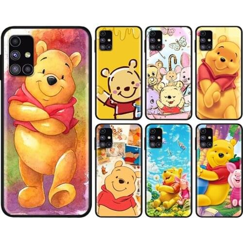 Winnie the Pooh For Samsung Note 20 10 9 8 Ultra lite Plus Pro F62 M62 M60 M40 M31S M21 M20 M10S Soft Phone Case